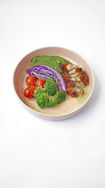 Szybkie danie na talerzu